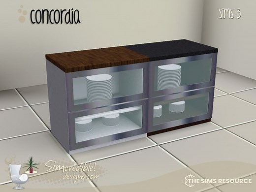 Downloads / Sims 3 / Object Styles / Furnishing / Surfaces / Counters