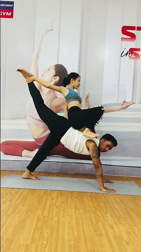 "Incredible AcroYoga 🔥Balance & Flow | Short Duo Sequence | couple yoga | partner yoga | yoga đời