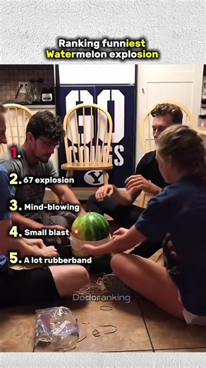 Ranking funniestWatermelon explosion #shorts #ranking #explosion
