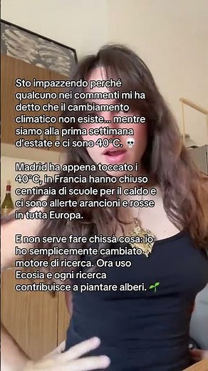 passare ad un motore di ricerca sostenibile come ecosia è la cosa piu facile che puoi fare oggi per