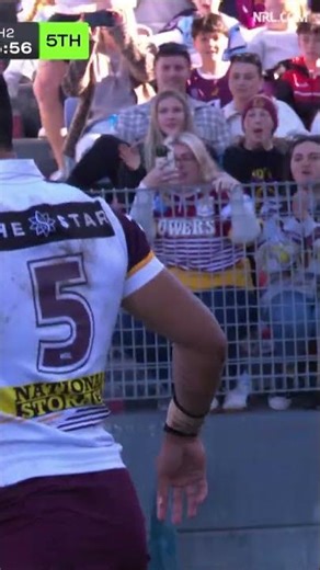 Deine Mariner Tries in Newcastle Knights vs Brisbane Broncos