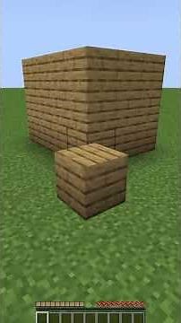 I'm hiding as a block outside the TNT field in Minecraft