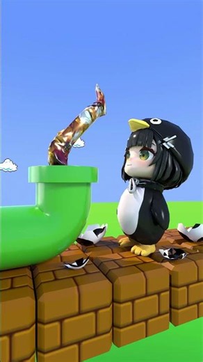 Gugu Gaga Penguin vs GOO GOO GAA GAA SANTA! 🐧🎅