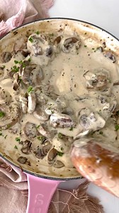 Calling all mushroom lovers! This recipe is for you. Recipe here: https://therecipecritic.com/creamy-garlic-parmesan-mushrooms/ | Tried and True Recipes