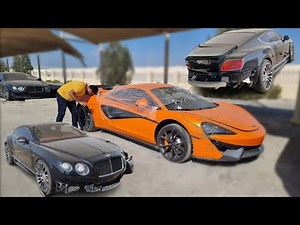 Crashed Supercars Copart Auction | Online Crashed Cars Auction Dubai