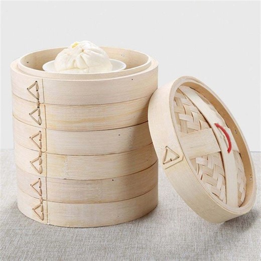 ZYJC MALL Chinese Dumplings Anti-scald Steaming With Lid Makes Tasty Bao Buns Kitchen Tools Set Steam Basket Bamboo Steamer Steam Pot Sum Steamer Steam Cooker | Lazada PH