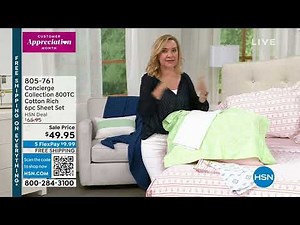 Concierge Collection 800 Thread Count Cotton Rich 6piece...
