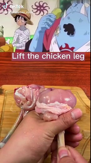Today,we recommend Luffy’s favorite big drumstick.#luffy #onepiece #sanji #food #foryou