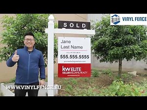 📌 Vinyl PVC Real Estate Sign Post – Easy Installation & Durable Design! 🏡