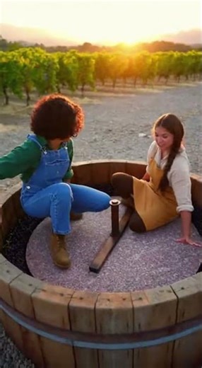 Amazing Grapes harvesting Experience the perfect grape picking season #farming #harvest #vineyard