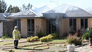 Homes on fire in Wellard