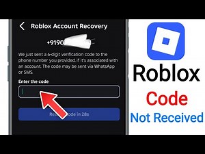 Roblox 6Digit Code Not Received || Roblox Password Reset Not Sending Email || Account Recovery