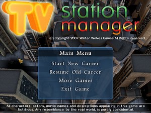 TV Station Manager (2007) - MobyGames