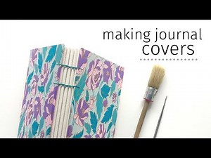 Bookbinding | Making Journal Covers for Coptic Stitch Binding