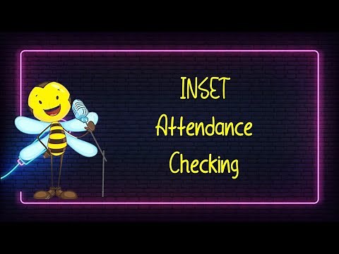 INSET Attendance Checking