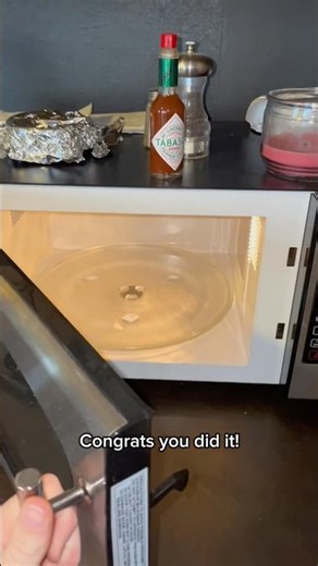 How to open your microwave