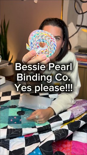Comment “Binding” and I’ll send you the link! Guys….. I really like @bessiepearlbindingco pre-made binding! Such a time saver and it was perfectly made and easy to apply!!! If you use the link I send you or the one in my bio you’ll get a special discount! 😘 #sewingtiktok #quilting #learntosew #bindingaquilt #quiltingtutorial | A Few Loose Threads