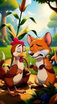 🐔🦊 “The Chicken & the Ferret: A Forest Friendship” 🌳✨