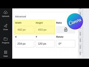 How to resize shapes to EXACT DIMENSIONS in Canva [updated]