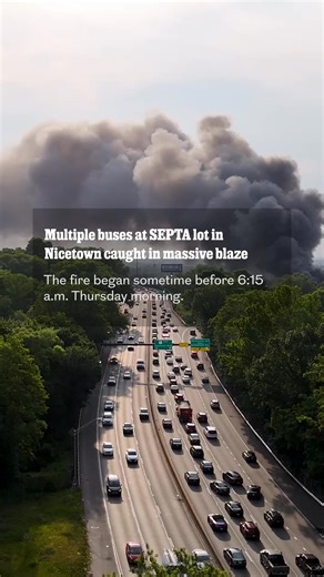 A large fire that engulfed multiple SEPTA buses at a lot in Philadelphia Thursday morning has been contained. Firefighters initially had trouble gaining access to water to put out the blaze, according to Assistant Chief Charles Walker. But once SEPTA buses were moved out of the way, firefighters quickly placed it under control. While the SEPTA Midvale Depot itself feeds the largest number of SEPTA routes of any bus depot, the lot where the fire broke out is filled with nearly a hundred decommiss