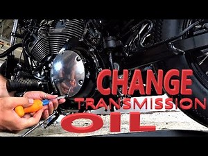 CHANGE TRANSMISSION OIL - Harley Davidson Sportster