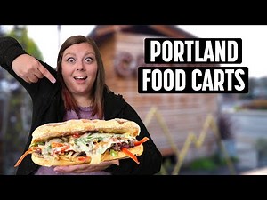 Portland Food Tour... BUT It's All Food Trucks (Famous Portland Food Carts)