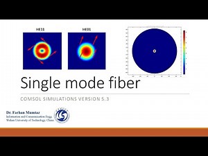 |COMSOL simulation| ||Single mode Fiber|| (SMF28e)