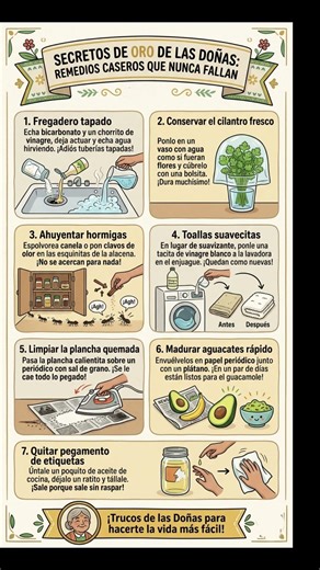 7 trucos del hogar que el 90% NO conoce 🔥 secretos de las amas de casa