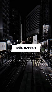 Mẫu CapCut: Ngày tòa tuyên án anh tám năm tù