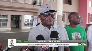 Female Customs Officer Travels 12 African Countries on Motorbike | Nigeria Customs Service