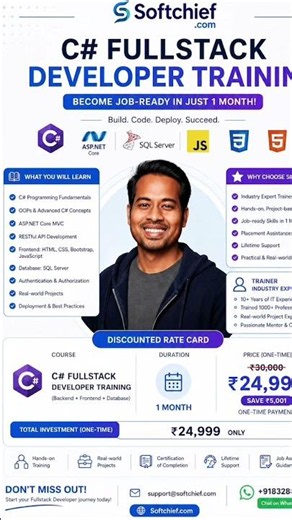 C# Fullstack developer training