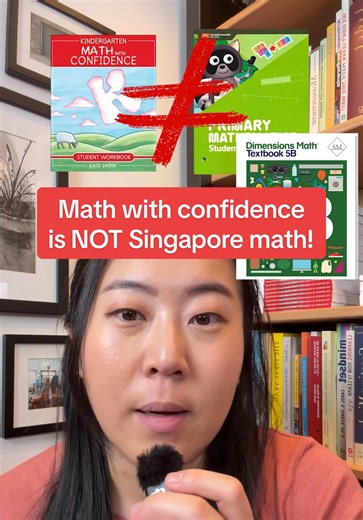Math with confidence is NOT Singapore math! #singaporemath #homeschool #homeschoolmom #homeschoolersoftiktok #homeschoolcurriculum