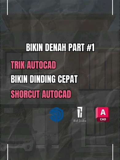 Belajar Bikin Dinding Cepat di AutoCAD dengan MLSTYLE