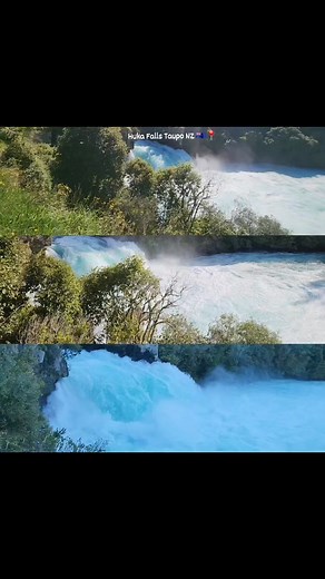 Huka Falls is a stunning natural waterfall on the Waikato River near Taupō. The Waikato River, New Zealand's longest river, narrows from 100 metres to just 15 metres as it is forced through a volcanic canyon. This incredible water pressure results in 220,000 litres of water thundering over an 11-meter waterfall every second. The sight is known for its intense flow, powerful roar, and magnificent turquoise water.😱🇳🇿💙 #reelsfbシ #fypシ゚viralシ #fblifestyle #fypシ゚ #fypageシ #newzealand #hukafalls #