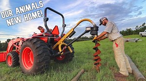 IT'S HAPPENING! We're Building The Animal Pens At The New Farm!!! (Pasture & Paddock Fencing) In today's Family Farm Vlog, we start building the fencing for the paddocks, or pastures, for all of our farm animals at the new farm. 👕 Our Shirts: https://shop.spreadshirt.com/coghillfarm/ | Cog Hill Farm