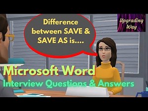 Microsoft Word Interview questions and answers #msword #dataentry #upgradingway #interviewquestions