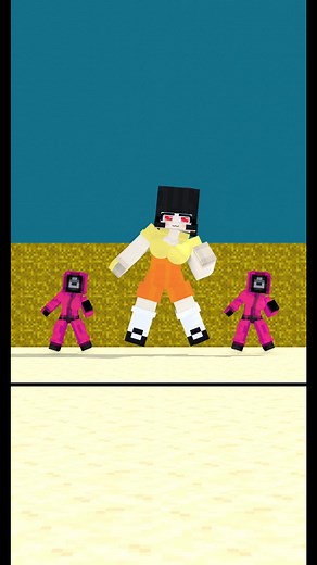 Squid Game Challenge in Minecraft with JJ and Mikey