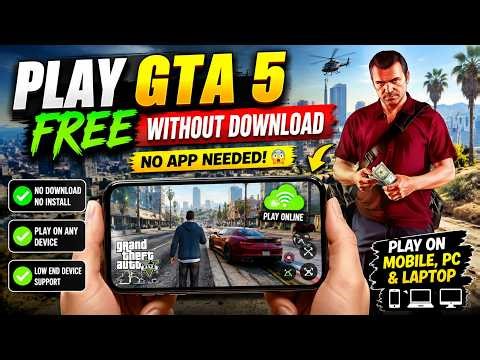 How To Play GTA 5 Free Without Download 😍 | No App Needed (Any Device)
