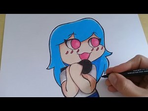 COMO DESENHAR a SKY do JOGO FRIDAY NIGHT FUNKIN passo a passo