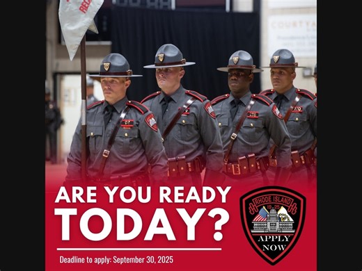 Rhode Island State Police Accepting Applications