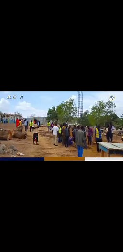 Ntumua Menga Parle de la construction 🏢 du temple de délivrance des africains. les travaux se déroule dans le cadre du festival. | Rolin Kasongo