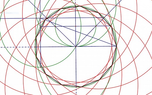 【数学 尺规作图】11 正13边形（近似）