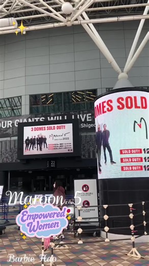 @Maroon 5 🥰😍5,000 #fangirl #forever #concert #japan