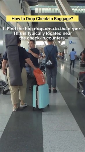 Here's a step by step guide on how to drop your check-in baggage #cebupacificair #luggage