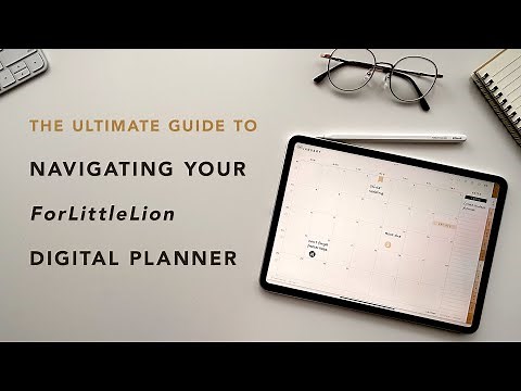 How to Navigate Your ForLittleLion Digital Planner Walkthrough