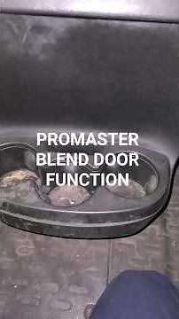 Ram ProMaster Blend Door Actuator Locations & Functions (All 3 HVAC Actuators Explained)