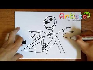 How to Draw Jack Skellington Step by Step