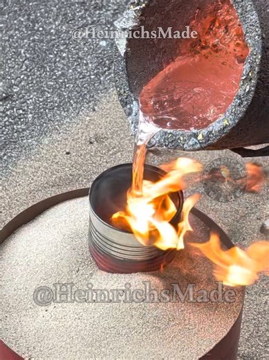 Aluminum Metal Casting: Custom Heinrichs Made Ingot