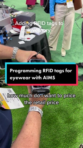 Using RFID for inventory. Encode the UPC into the RFID for universal inventory. #rfid #sgtin #simplyrfid #aims @simplyrfid