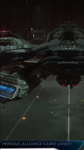 Star Citizen | Ship Livery Reward Showcase | Perseus Alliance Aid Camo Livery | Clear The Air Reward